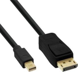 Inline 17136S 0,5 M Displayport Mini Displayport Hankjønn Hankjønn 3840 X 2160 Piksler