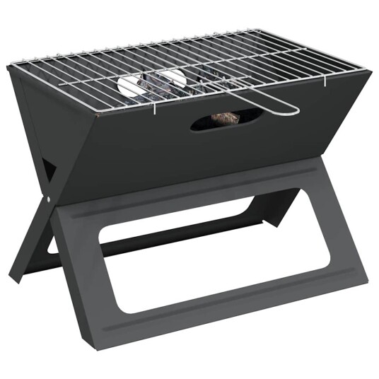 Utendørs grill Svart 46 x 31 x 31 cm Stål