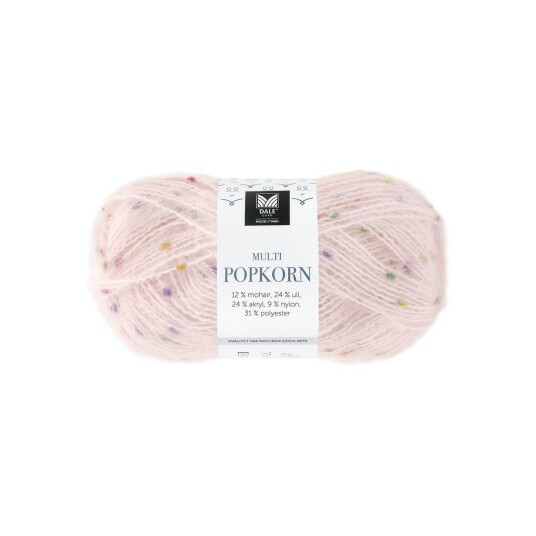 Dale Multi Popkorn 504 Lys rosa Dale Multi Popkorn 504 Lys rosa