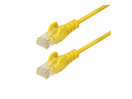 Startech.Com 5M Yellow Slim Cat6 Ethernet Cable Snagless 28Awg Lszh Koblingskabel Rj 45 Hann Til Rj 45 Hann 5 M 3.6 Mm Utp Cat 5/5E/6 Ieee 802.3Bt Halogenfri Uten Hindringer Gul N6PAT5MYLS Startech.Com 5M Yellow Slim Cat6 Ethernet Cable Snagless 28Awg Lszh Koblingskabel Rj 45 Hann Til Rj 45 Hann 5 M 3.6 Mm Utp Cat 5/5E/6 Ieee 802.3Bt Halogenfri Uten Hindringer Gul N6PAT5MYLS