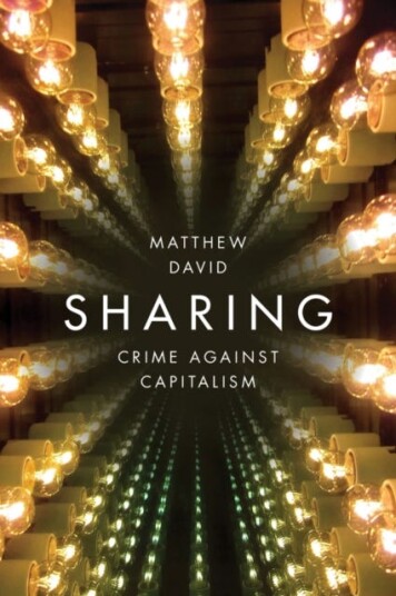Sharing Crime Against Capitalism
