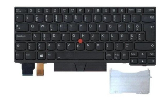Lenovo Chicony - Brbart tastatur - til utskifting - Estisk - Svart