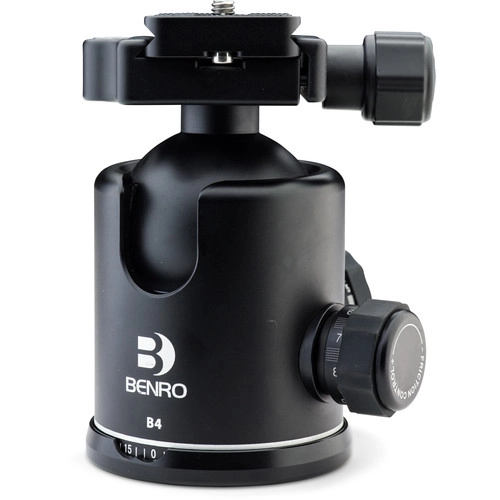 Benro B4 Ball Head Kraftig kulehode. Arca Swiss hurtigfeste Benro B4 Ball Head Kraftig kulehode. Arca Swiss hurtigfeste