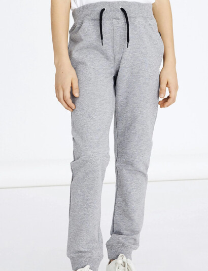 name it Nkmsweat Pant Unb Noos Grey 176