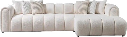 Varrel Sofa med divan 3 seter Hvit
