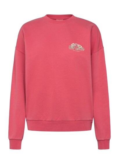 Rip Curl Bells Heritage Crew Pink L Rip Curl Bells Heritage Crew Pink L