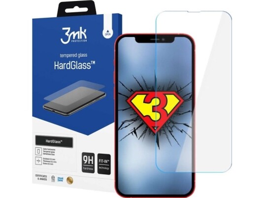 3Mk Hardglass Skjermbeskyttelse til Apple iPhone 13/13 Pro/14 - Svart 3Mk Hardglass Skjermbeskyttelse til Apple iPhone 13/13 Pro/14 - Svart