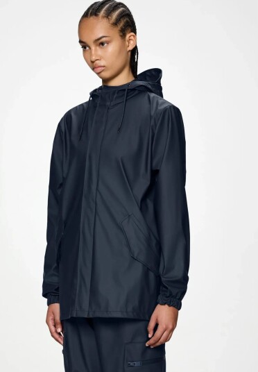Rains Fishtail Jacket W3   Navy   XXL