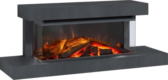 La Nordica Elektrisk Peis Lumen 870 Veggmontert - Antrasitt