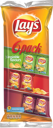 ERT Godis Singel Lays Mix 6-pakning
