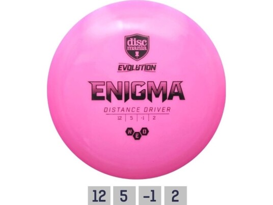 Discmania Discgolf Discmania Distance Driver Neo Enigma Evolution 12/5/-1/2 Pink