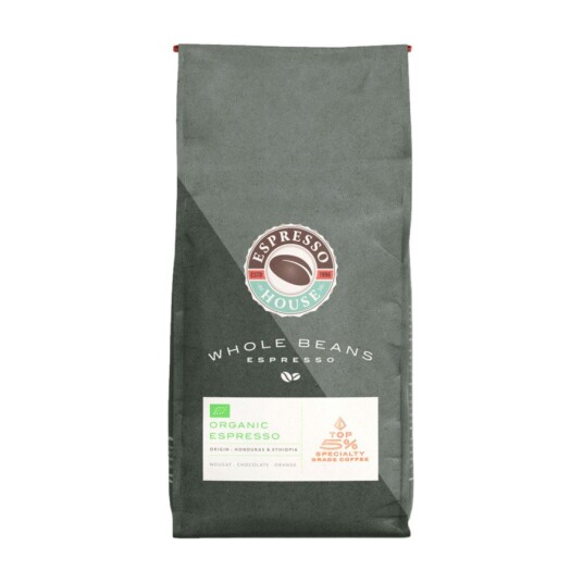 ESPRESSO HOUSE WB ORGANIC ESPRESSO KAFFEBØNNER 450G 4056483 ESPRESSO HOUSE WB ORGANIC ESPRESSO KAFFEBØNNER 450G 4056483