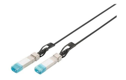 DIGITUS Professional 10GBase direct attach cable 2 m Svart 2 meter DIGITUS Professional 10GBase direct attach cable 2 m Svart 2 meter