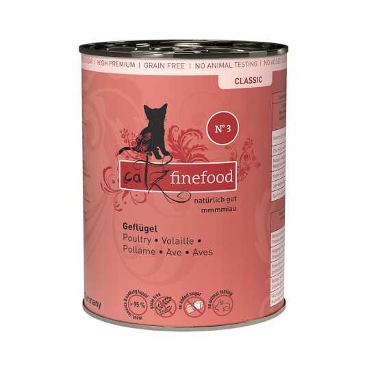 Catz Finefood Bokser 6 X 400 G Fjærkre