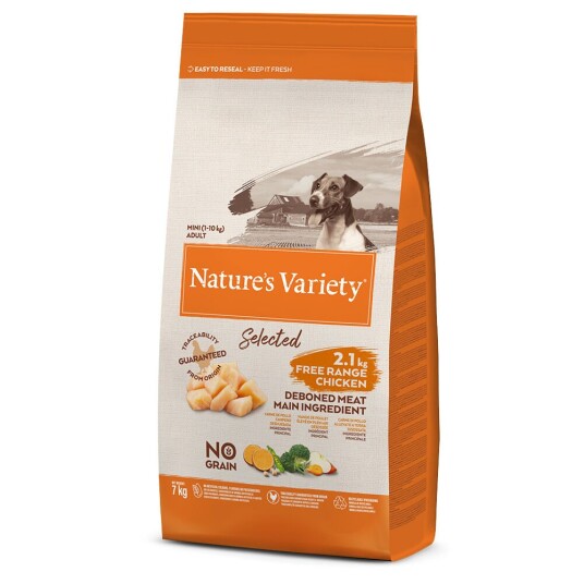Nature’s Variety Nature's Variety Selected Mini Adult frittgående høns  - 7 kg