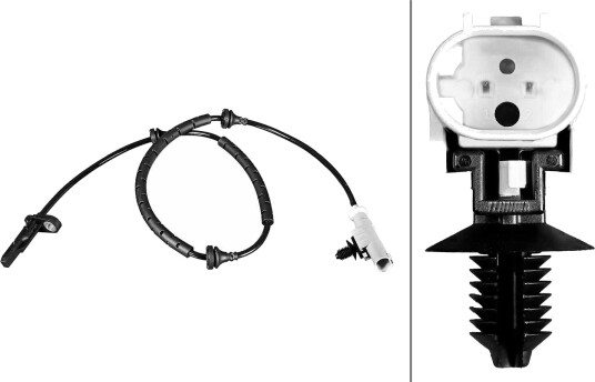 HELLA 6PU 358 216 371 Sensor ABS