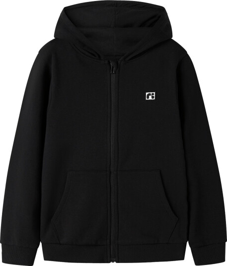 Name It Nkmflo Ls Sweat Card Wh Bru Black 92
