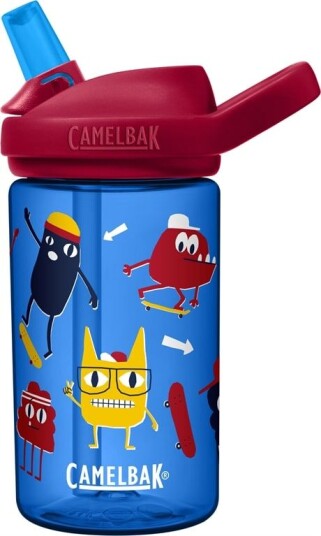 Camelbak Eddy+ Kids drikkeflaske Skatemonster (#004FAE) Barn