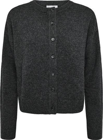 My Essential Wardrobe 13 The Knit Cardigan   Grey   XS