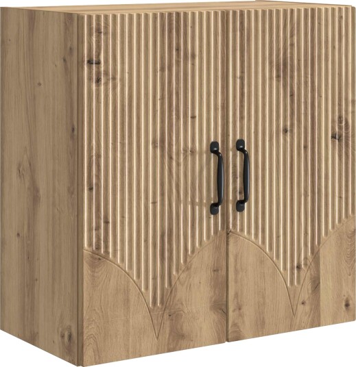vidaXL Vegghengt skap Artisan eik 59 x 31 x 60 cm Konstruert tre vidaXL Vegghengt skap Artisan eik 59 x 31 x 60 cm Konstruert tre