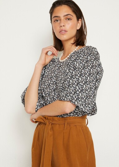 My Essential Wardrobe Mwmalia Blouse Black 34