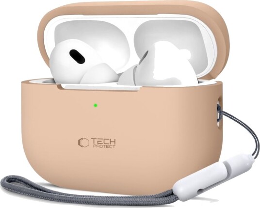 Tech Protect Silicone Case for Apple AirPods Pro 1/2 Beige