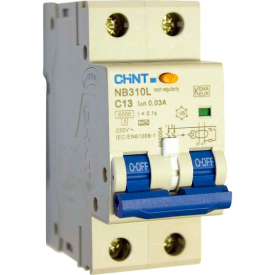 Chint JORDFEILAUTOMAT 2P 32A B-KAR 2 MODUL 30 mA CV052238 - 1616624