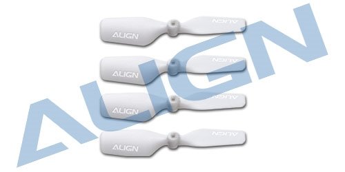 Align HQ0233AT Tail blade for T-Rex 150 43mm 4pcs White