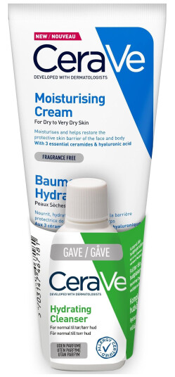 CeraVe Moisturising Cream + Hydrating Cleanser Bundle