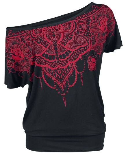 Black Premium by EMP T-skjorte Can You Read My Mind S til 5XL Damer svart