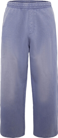 Weekday Mid Rise Loose Straight Leg Sweatpants Blue XL