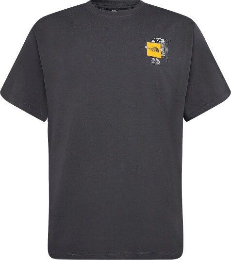 The North Face U Gear Up Get Out Rlx Ss Tee Graphic   ANTHRACITE GREY   XL