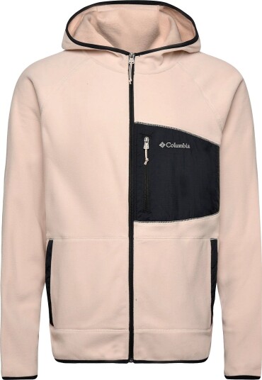 Columbia Sportswear Fast Trek Overlay Hooded Full Zip DARK STONE BLACK L