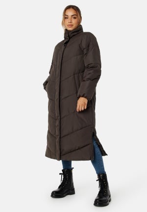 BUBBLEROOM Idah Long Padded Jacket Brown L