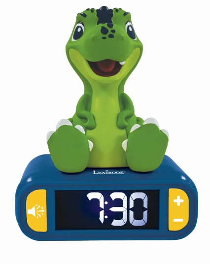 Lexibook - Dino - Digital 3D Alarm Clock (RL800DINO) Lexibook - Dino - Digital 3D Alarm Clock (RL800DINO)