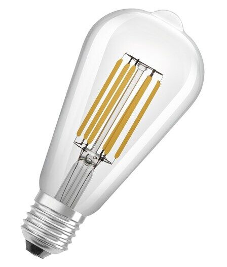 Osram LED-lyspære LED LAMPS ENERGY CLASS A ENERGY EFFICIENCY FILAMENT CLASSIC EDISON 60 4 W/3000 K E27 Osram LED-lyspære LED LAMPS ENERGY CLASS A ENERGY EFFICIENCY FILAMENT CLASSIC EDISON 60 4 W/3000 K E27
