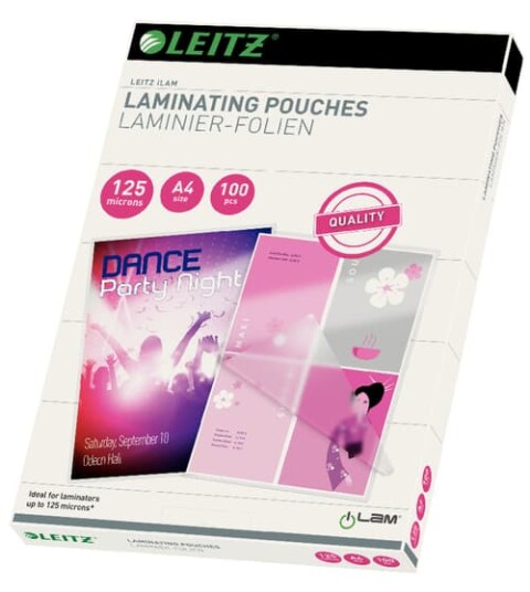 Leitz Lamineringsficka 125mic A4 100st
