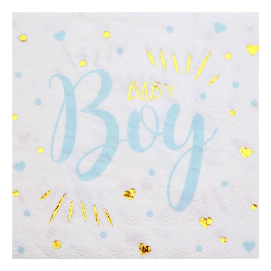 Santex Servietter Baby Boy - 20-pakning