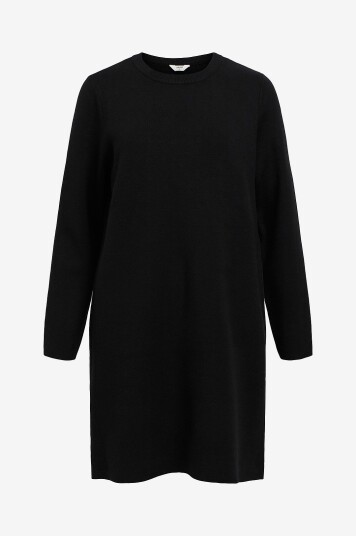 Object   Kjole OBJReynard RE L/S O neck Dress Div   Svart