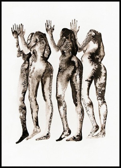 4 Figures headless Plakat / 50x70cm
