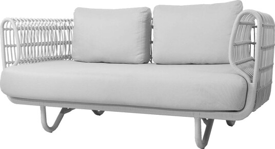 Cane line Nest 2 seters sofa Hvit