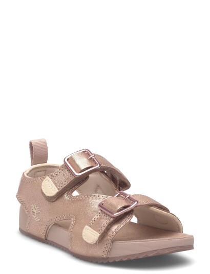 Timberland Castle Island Backstrap Sandal Light Pink Metallic   Pink   33