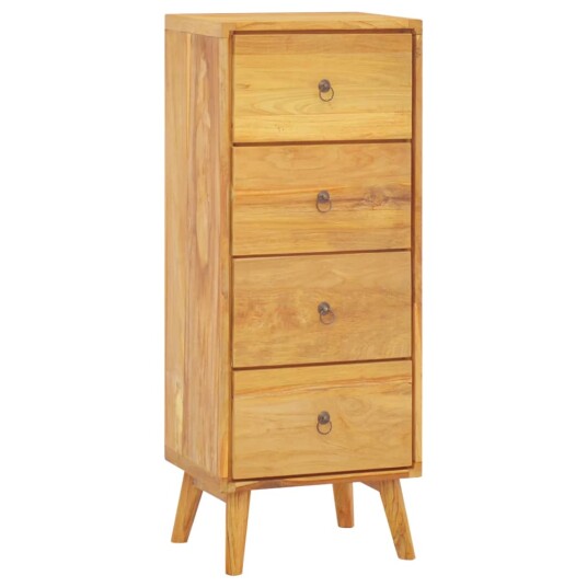 vidaXL Kommode 40x30x100 cm heltre teak