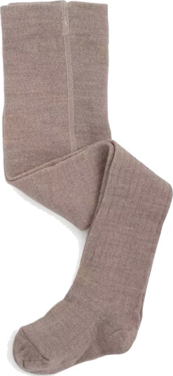 Lillelam Ullstrømpebukse Beige (74/80: 9 12 mnd)