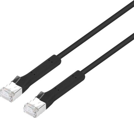 Intellinet Cat6a F/FTP RJ45 patchkabel svart 1 m