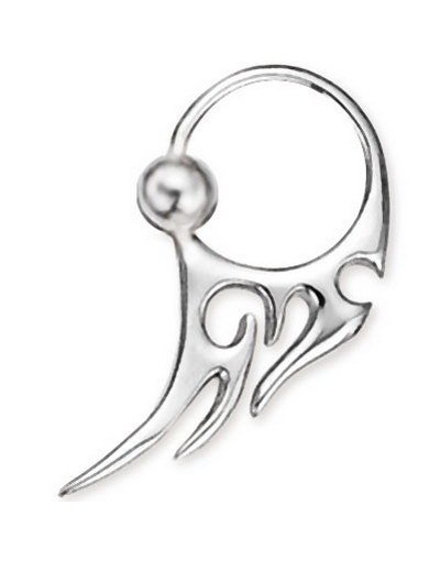 Steel Tribal Wave BCR Piercing Strl 2.5 x 12 mm med 5 mm kule