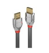 Lindy Cromo Line Standard 10m HDMI-kabel med Ethernet - Trippel beskyttelse - Grå - 4K-støtte