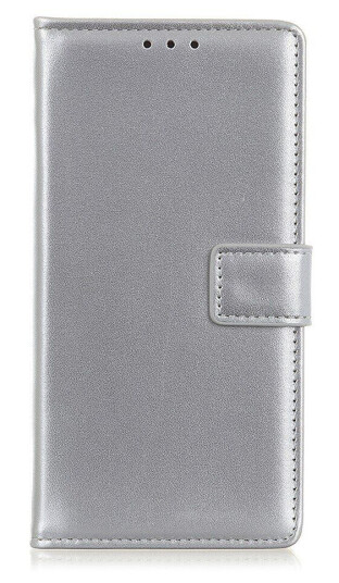 INCOVER Motorola Moto G60 Skinn Deksel m. Lommebok - Sølv