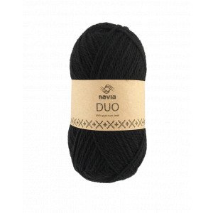 Navia Duo Garn 27 Sort Navia Duo Garn 27 Sort