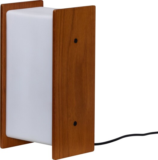 Hübsch Sabi Table Lamp Oak NATURAL,WHITE 13X10X25 cm Hübsch Sabi Table Lamp Oak NATURAL,WHITE 13X10X25 cm